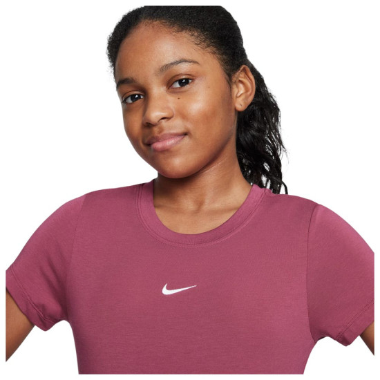 Nike Παιδική κοντομάνικη μπλούζα Sportswear Slim Modal Cropped T-Shirt
